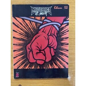 METALLICA - ST. ANGER EZ GUITAR WITH RIFFS WITH TAB MUSIC BOOK